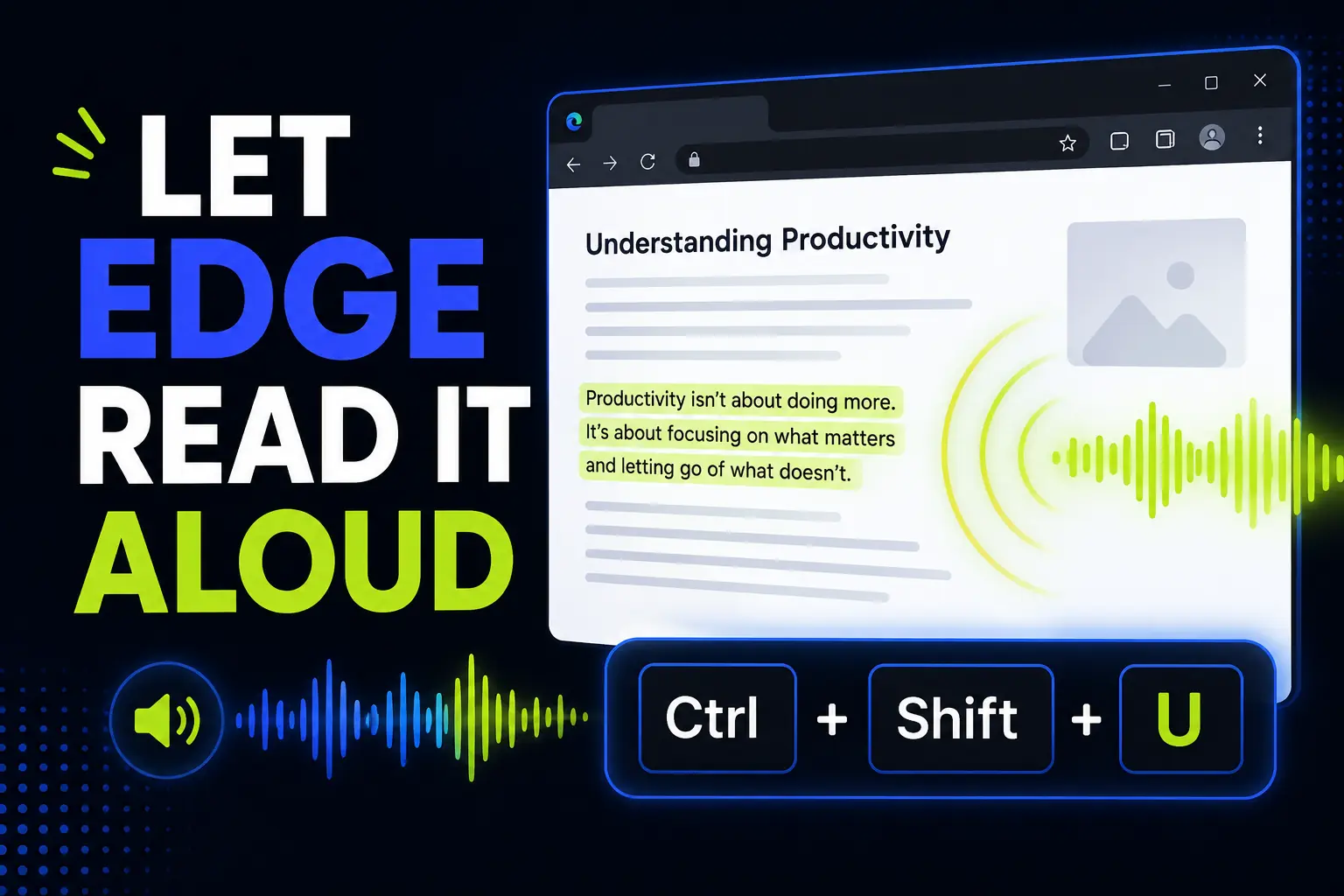 Make Microsoft Edge Read Any Web Page Aloud